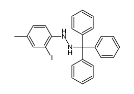 1-(2-iodo-4-methylphenyl)-2-tritylhydrazine Structure