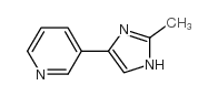 3-(2-METHYL-1H-IMIDAZOL-4-YL)-PYRIDINE结构式