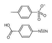 4-carboxybenzenediazonium tosylate Structure