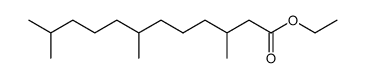 ethyl 3,7,11-trimethyldodecanoate Structure
