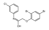 N-(3-chlorophenyl)-2-(2,4-dibromophenoxy)acetamide Structure