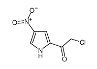 2-chloro-1-(4-nitro-1h-pyrrol-2-yl)ethanone structure