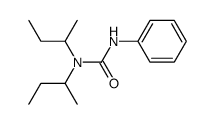 N,N-Di-sek.-butyl-N'-phenyl-harnstoff结构式