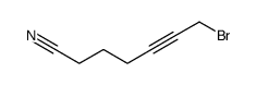 7-bromohept-5-ynenitrile Structure
