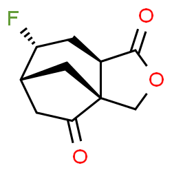 3H-3a,6-Methano-1H-cyclohepta[c]furan-1,4(5H)-dione,7-fluorotetrahydro-,(3aR,6R,7R,8aR)-rel-(9CI) picture