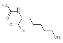 2-acetamidooctanoic acid Structure