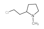 2-(2-Chloroethyl)-1-methylpyrrolidine Structure