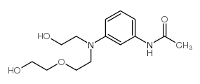 N-(3-((2-(2-hydroxyethoxy)ethyl)(2-hydroxyethyl)amino)phenyl)acetamide结构式