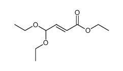 4,4-diethoxy-but-2-enoic acid ethyl ester Structure