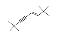 2,2,7,7-Tetramethyl-3-octen-5-yne structure