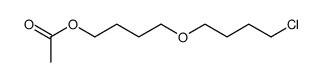 1-acetoxy-4-(4-chloro-butoxy)-butane结构式