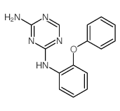 1,3,5-Triazine-2,4-diamine,N2-(2-phenoxyphenyl)-结构式