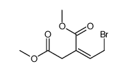 dimethyl 2-(2-bromoethylidene)butanedioate Structure