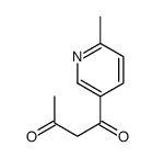 1-(6-methylpyridin-3-yl)butane-1,3-dione结构式