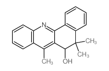 5,5,7-trimethyl-6H-benzo[c]acridin-6-ol结构式