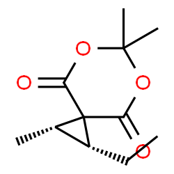 5,7-Dioxaspiro[2.5]octane-4,8-dione,1-ethyl-2,6,6-trimethyl-,(1R,2S)-rel-(9CI) Structure