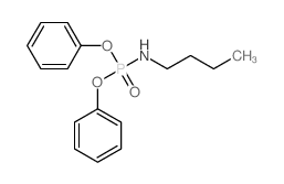 N-diphenoxyphosphorylbutan-1-amine结构式