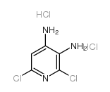 3,4-diamino-2,6-dichloropyridine, dihydrochloride structure