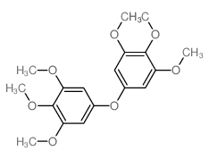 1,2,3-trimethoxy-5-(3,4,5-trimethoxyphenoxy)benzene结构式