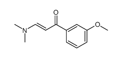 (2E)-3-(Dimethylamino)-1-(3-methoxyphenyl)-prop-2-en-1-one结构式