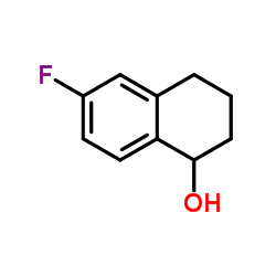 6-氟-1,2,3,4-四氢萘-1-醇结构式