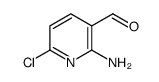 2-Amino-6-chloro-3-pyridinecarboxaldehyde Structure