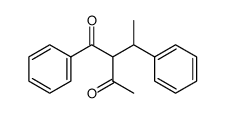 1-phenyl-2-(1-phenyl-ethyl)-butane-1,3-dione结构式