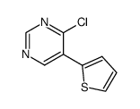 4-chloro-5-thiophen-2-yl-pyrimidine Structure