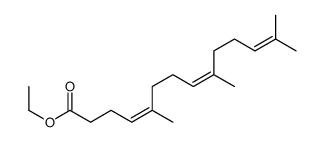 ethyl 5,9,13-trimethyltetradeca-4,8,12-trienoate Structure