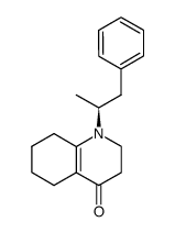 (1S)-α-benzylethyl-Δ9,10-octahydro-4-quinolone Structure