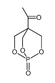 1-(1-oxo-2,6,7-trioxa-1λ5-phosphabicyclo[2.2.2]octan-4-yl)ethanone Structure