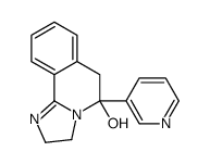 2,3,5,6-Tetrahydro-5-(3-pyridinyl)imidazo[2,1-a]isoquinolin-5-ol Structure