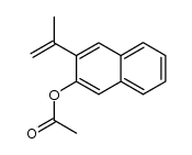 2-acetoxy-3-isopropenylnaphthalene结构式