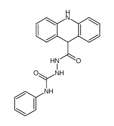 1-(9,10-dihydro-acridine-9-carbonyl)-4-phenyl-semicarbazide Structure