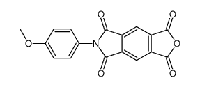 6-(4-methoxyphenyl)furo[3,4-f]isoindole-1,3,5,7-tetrone结构式