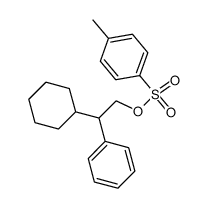 2-Cyclohexyl-2-phenylethyl-p-toluolsulfonat结构式