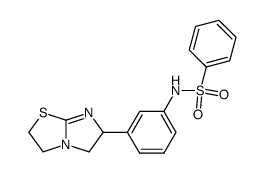 N-[3-(2,3,5,6-tetrahydro-imidazo[2,1-b]thiazol-6-yl)-phenyl]-benzenesulfonamide Structure