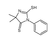 5,5-dimethyl-3-phenylimidazolidine-2,4-dithione结构式