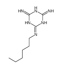 2-N-hexyl-1,3,5-triazine-2,4,6-triamine Structure