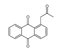 1-(2-oxopropyl)anthracene-9,10-dione结构式