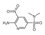 6-amino-N,N-dimethyl-5-nitropyridine-3-sulfonamide Structure