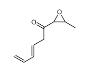 1-(3-methyloxiran-2-yl)hexa-3,5-dien-1-one Structure