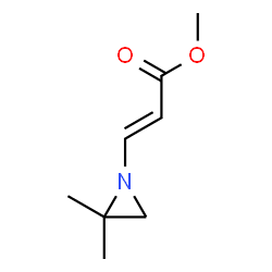 2-Propenoicacid,3-(2,2-dimethyl-1-aziridinyl)-,methylester,(2E)-(9CI) structure