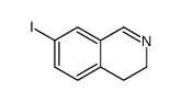 7-iodo-3,4-dihydroisoquinoline结构式