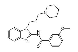 3-methoxy-N-[1-(3-piperidin-1-yl-propyl)-1H-benzoimidazol-2-yl]-benzamide Structure