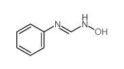 N-hydroxy-N-phenyl-methanimidamide结构式