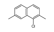 1-chloro-2,7-dimethylnaphthalene Structure