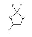 2,2,4-trifluoro-1,3-dioxolane结构式