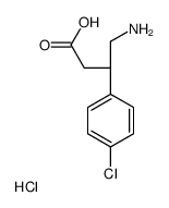 (S)-Baclofen hydrochloride结构式