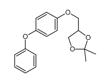 2,2-dimethyl-4-[(4-phenoxyphenoxy)methyl]-1,3-dioxolane Structure